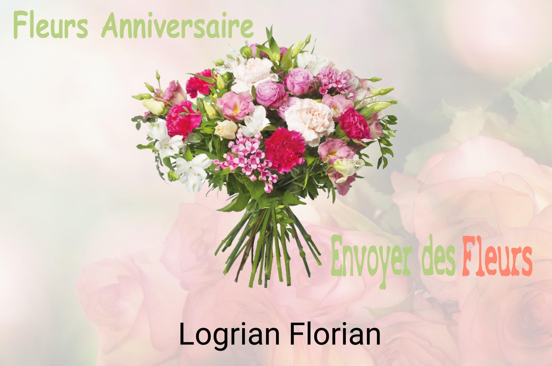 Bouquet de fleurs d’anniversaire livré à Logrian-Florian