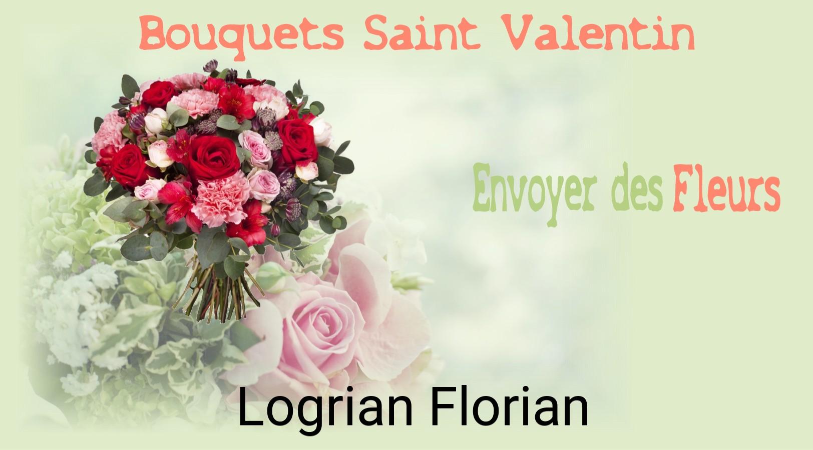 Roses de Saint-Valentin livrées à Logrian-Florian
